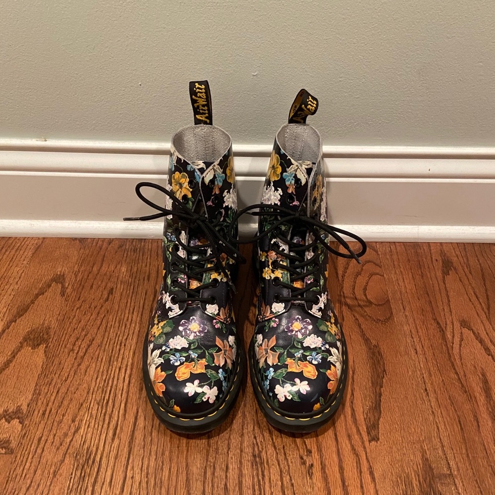 floral doc martens